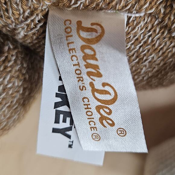 2 Dan Dee Sock Monkeys Bunny Rabbit Ears Plush Blue Stripes Sweater 12" - Picture 5 of 5